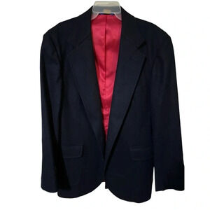 Pendleton Navy Blazer with Red Lining